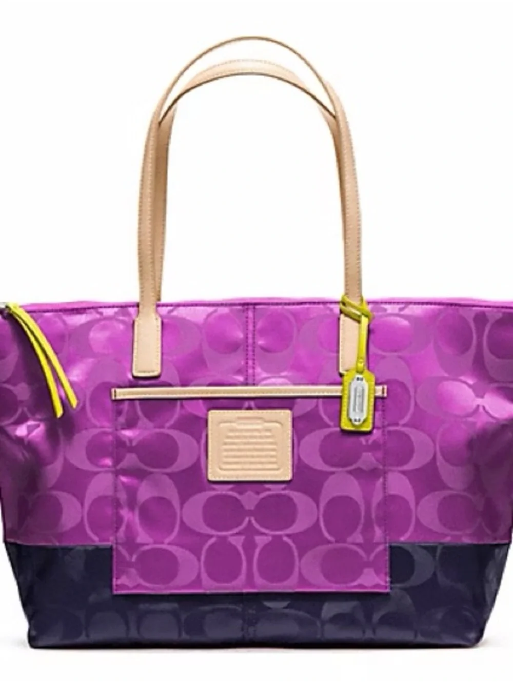 Coach WEEKEND SIGNATURE COLORBLOCK F24865